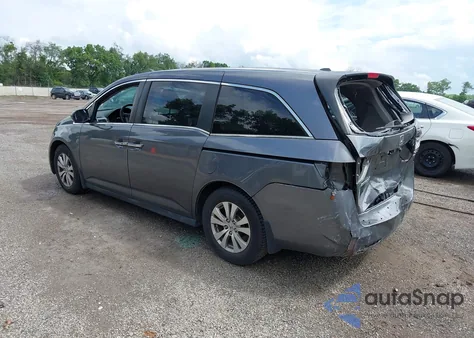 2016 Honda Odyssey Se из США, поврежденный, VIN 5FNRL5H30GB169201